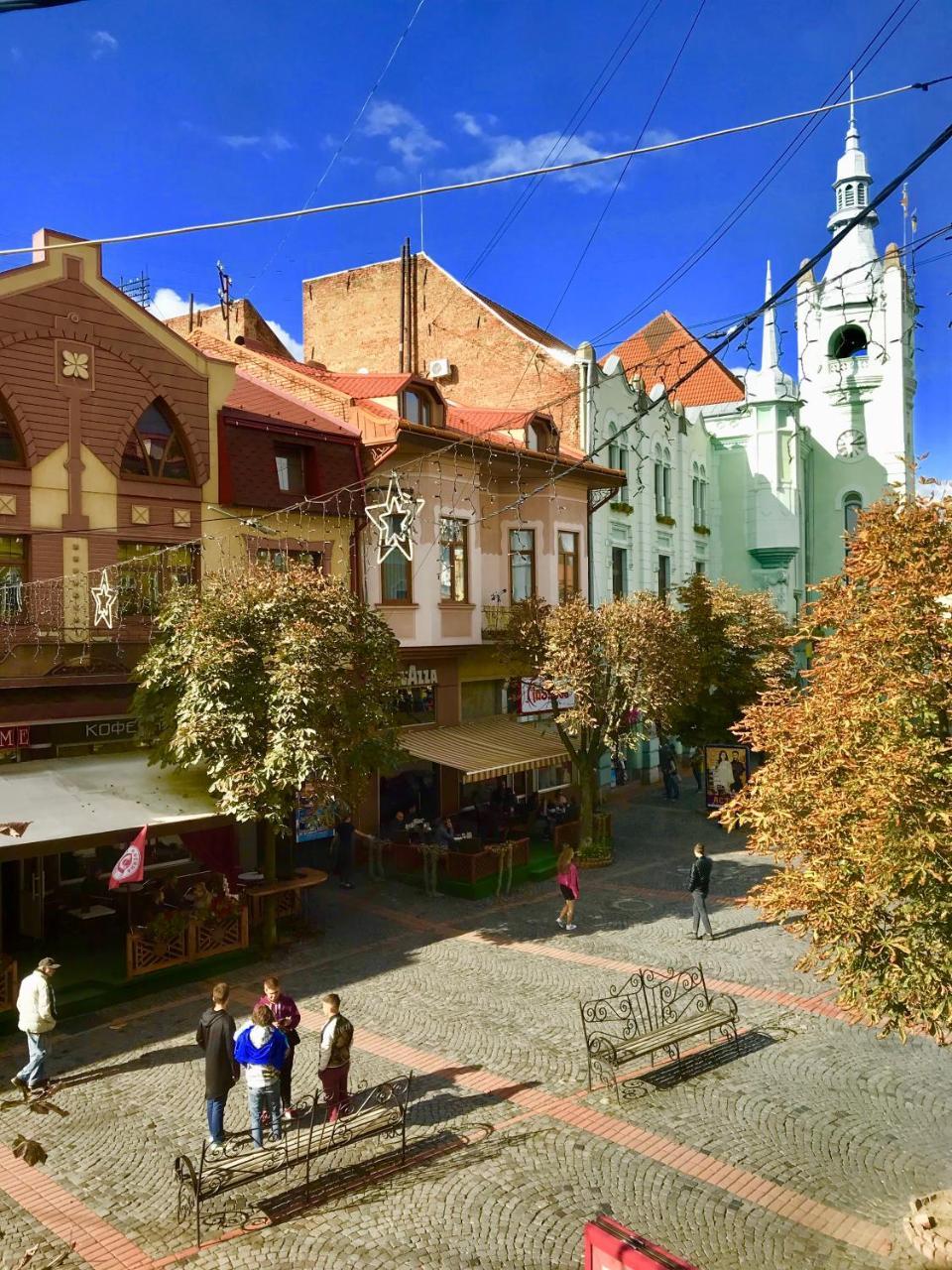 Large Apartment In The City Center Munkács Kültér fotó